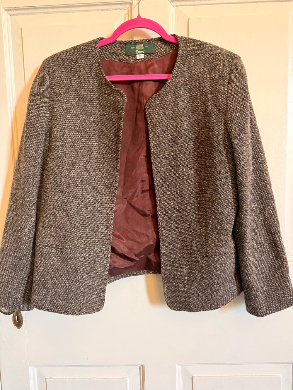 Orvis Women's Vintage Collarless Jacket - Gray